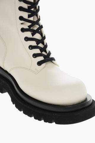 Hike Laces LUG Leather Combat Booties