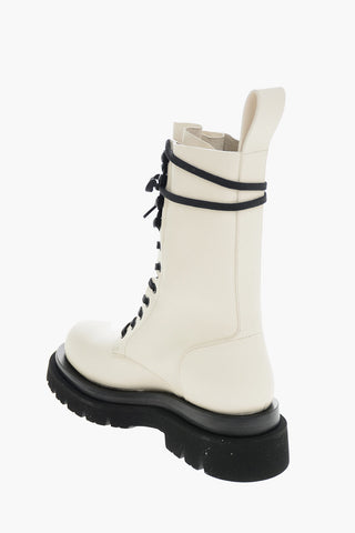 Hike Laces LUG Leather Combat Booties