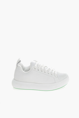 Lace-up TENNIS Padded Leather Sneakers