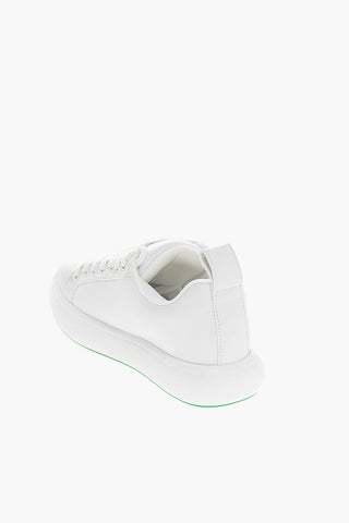 Lace-up TENNIS Padded Leather Sneakers