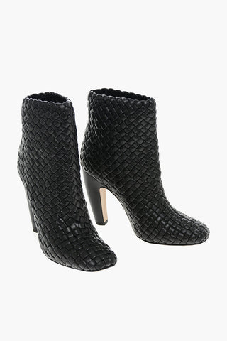 Woven Leather CANALAZZO Booties 10cm