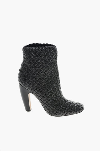 Woven Leather CANALAZZO Booties 10cm