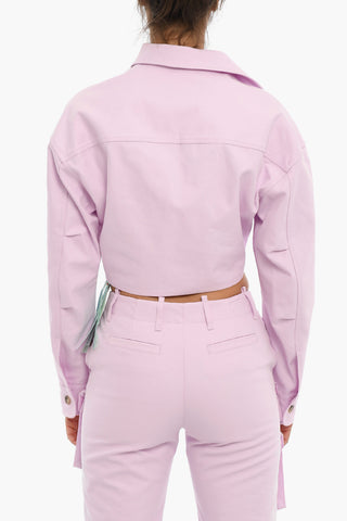 Long Sleeved TWIST Crop Top