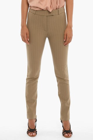 Pantaloni Gessati ELISA Slim Fit