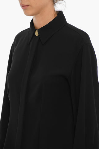 Long Sleeved shirt With faux Leather Cuffs