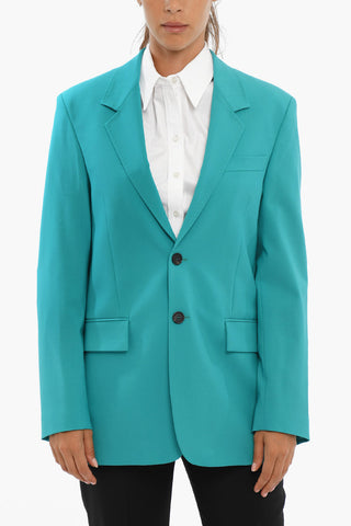 Blazer Foderato Monopetto Con Tasche Ad Aletta