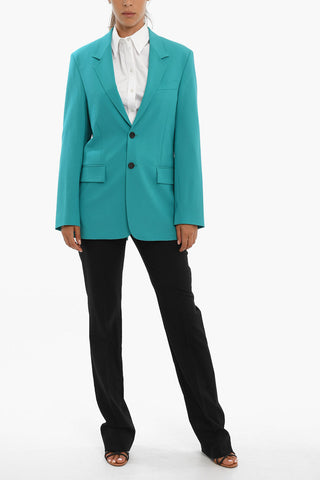 Blazer Foderato Monopetto Con Tasche Ad Aletta