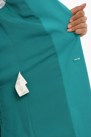 Blazer Foderato Monopetto Con Tasche Ad Aletta