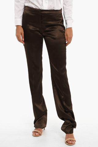 Regular Fit Satin Pants