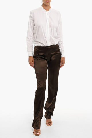 Regular Fit Satin Pants
