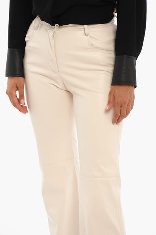 High-waisted Vegan Leather Pants