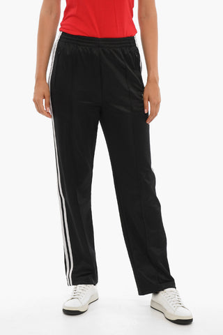 Embroidered Logo Joggers With Constrasting Bands