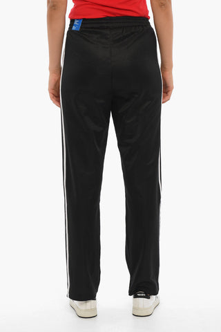 Embroidered Logo Joggers With Constrasting Bands