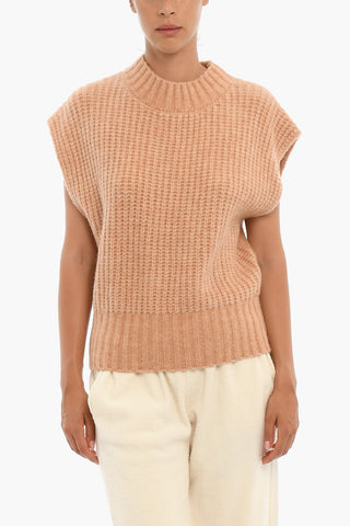 Wool Blend Sleeveless SILA Crewneck Jumper