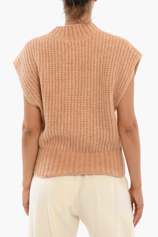 Wool Blend Sleeveless SILA Crewneck Jumper