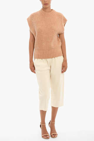 Wool Blend Sleeveless SILA Crewneck Jumper