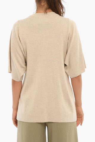 Maglia A Maniche Corte QUEST In Lana Girocollo