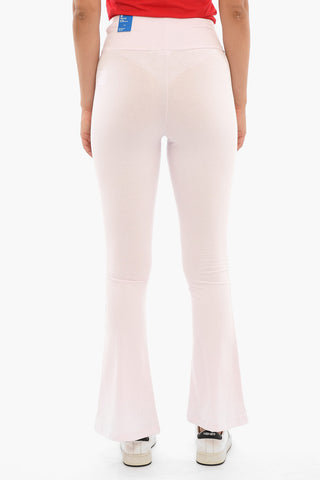 Leggings A Vita Alta Flared fit con Spacchi frontali
