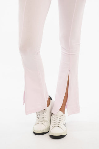 Leggings A Vita Alta Flared fit con Spacchi frontali
