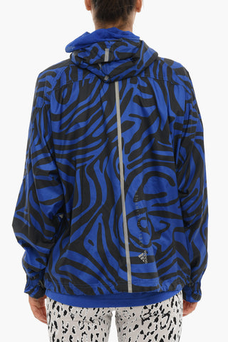 ADIDAS Giacca A Vento Con Cappuccio E Stampa Animalier