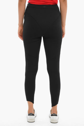Scuba-Leggings mit Reißverschluss