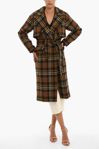 Belted BREE Tartan Coat