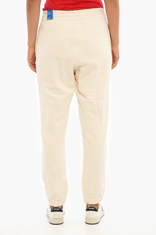 Embroidered Logo Brushed cotton Joggers
