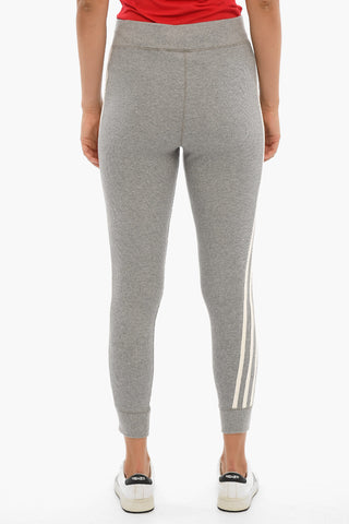 Leggings A vita Alta Con Logo Ricamato