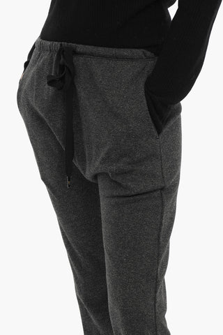 DROPPED CROTCH Joggers With Drawstrings