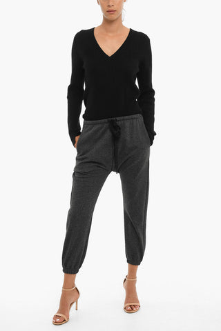 DROPPED CROTCH Joggers With Drawstrings