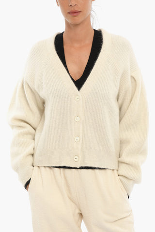 Wool Blend LIANA Cropped Cardigan