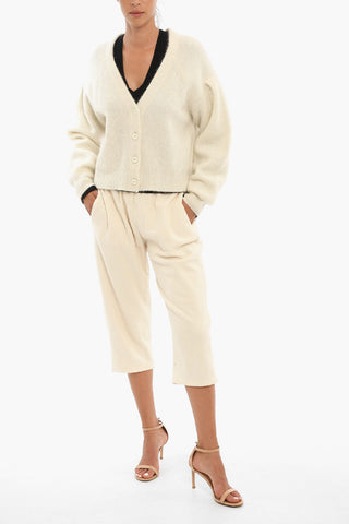 Wool Blend LIANA Cropped Cardigan
