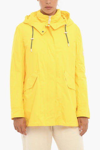 Hooded Raincoat With detatchable Padding