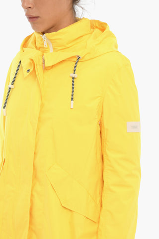 Hooded Raincoat With detatchable Padding