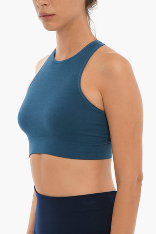 Printed Sleeveless Cropped Top