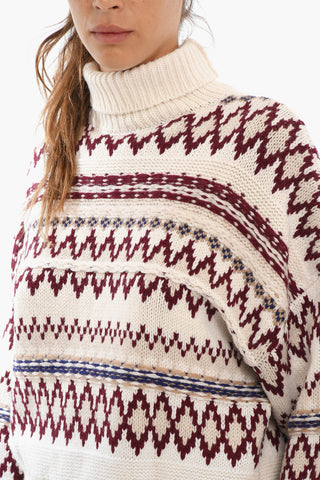 Embroidered WILLOW Turtleneck Jumper