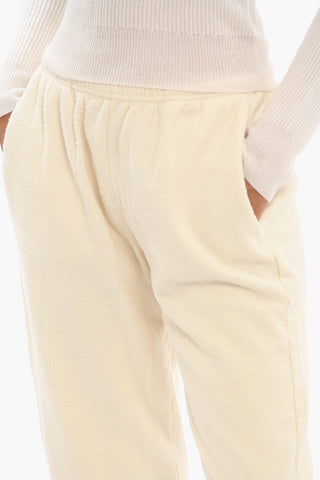 Cropped Pants With Stretchy Waist