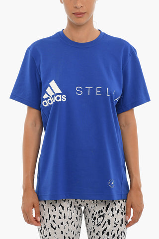 ADIDAS Logo print Crewneck Short Sleeved T-shirt