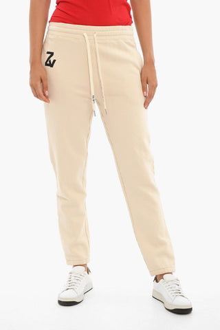 Printed logo Joggers With Drawstrings