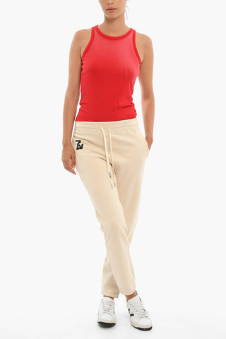 Printed logo Joggers With Drawstrings