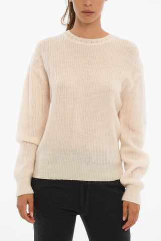 Pullover Girocollo MERYL In Misto Lana