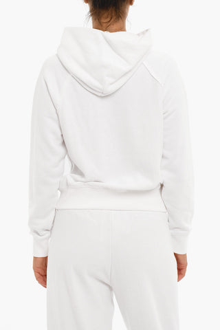 Brushed Cotton Printed Hoodie