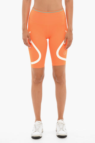 ADIDAS Logo print Biker Shorts