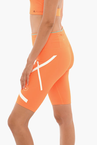 ADIDAS Logo print Biker Shorts