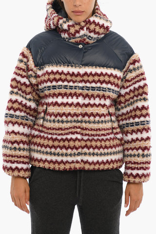 Hooded JOELLE SHERPA Puffer Jacket