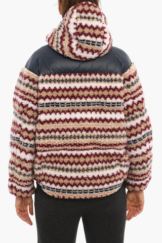 Hooded JOELLE SHERPA Puffer Jacket