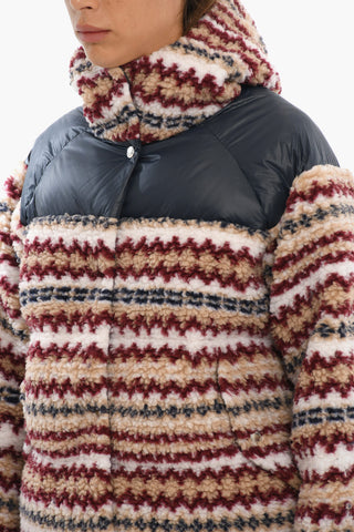 Hooded JOELLE SHERPA Puffer Jacket