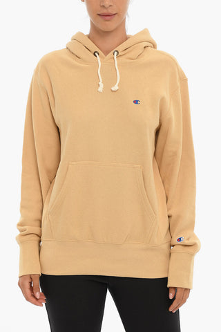 Brushed Cotton Hoodie With Embroidered logo