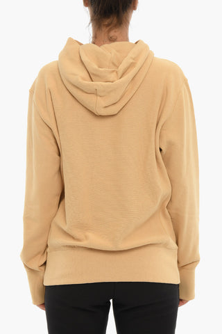 Brushed Cotton Hoodie With Embroidered logo