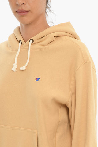 Brushed Cotton Hoodie With Embroidered logo